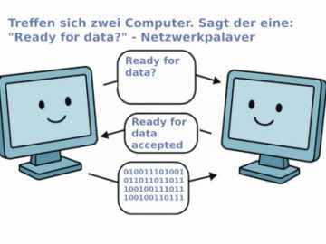 Treffen sich zwei Computer